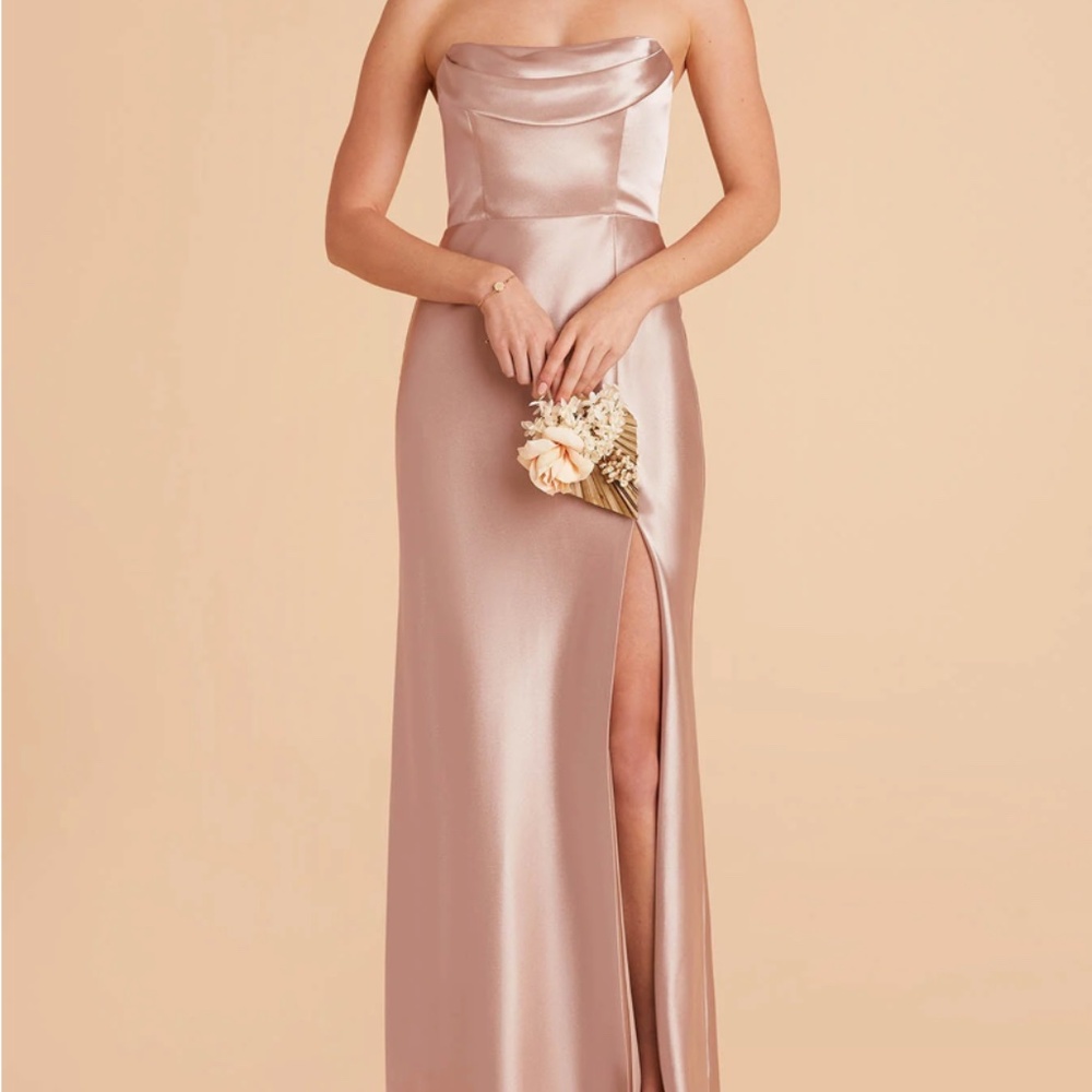 Birdy Grey Mia Convertible Dress - Satin Taupe